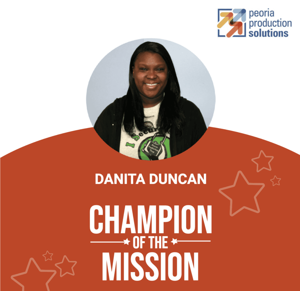 Danita Duncan is a mission champion